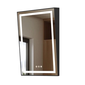 Tilting Mirror with LED Accessible Mirror Anti Fog Disabled Inclined Mirror - Picture 1 of 13