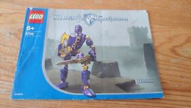LEGO Knights Kingdom Danju 8782 Instruction Manual Booklet ONLY