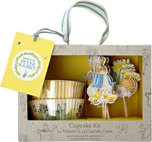Meri Meri Peter Rabbit Beatrix Potter Cupcake Kit 24 Toppers Liners NIB - Picture 1 of 4