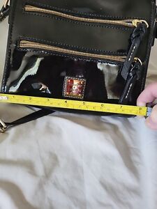Dooney & Bourke Handbag Black Patent Leather Shoulder Bag