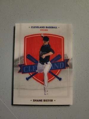2021 CHRONICLES AMERICA'S PASTIME SHANE BIEBER CLEVELAND GUARDIANS C2 - Image 1 of 2