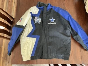 Vintage Dallas Cowboys Pro Line By Apex One Jacket XL With Super Bowl Patch - Picture 1 of 7