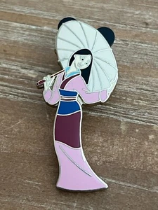 Vintage Disney Enamel Pin Mulan Geisha Parasol Lanyard Pin 2003 - Picture 1 of 2