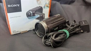 SONY HDR-PJ540 HandyCam Video Camera Black Working - Picture 1 of 6