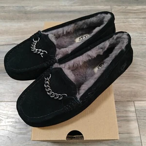 UGG Ansley Slippers for Women Black Burgandy New With Box - Picture 1 of 14
