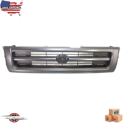 For 1992-1995 Toyota Picku Front Grille Assembly Silver Shell and Insert Plastic Foto 1 de 4