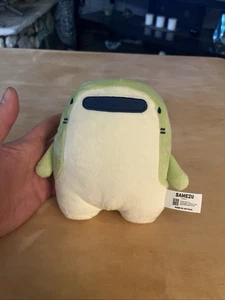 Samezu Pastell Plüsch 6,5 Zoll Jinbe Plüsch Grün Hai Neu mit Etikett - Bild 1 von 12