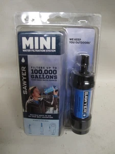 Sawyer products sp128 mini water filtration system single blue - Picture 1 of 5