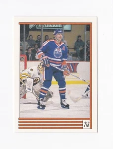 Pegatinas O-Pee-Chee 1989-90 #218 Glenn Anderson Edmonton Oilers - Imagen 1 de 2