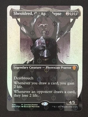 1x MTG Sheoldred, the Apocalypse (Concept Praetor) (Step-And-Compleat Foil) - Image 1 of 2