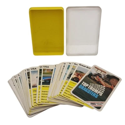 Vintage Waddingtons Top Trumps Universal Series 1982 Dragsters - Image 1 of 4