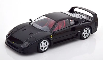 KKDC180693 KK scale 1:18 Ferrari F40 1987 black with red interior - Image 1 of 4