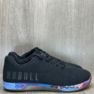 Nobull Superfabric Trainer Sneakers Womens 8 Lace Up Athletic Royal Sunset Black - Picture 1 of 12