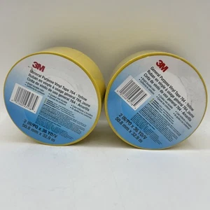 3M General Purpose Vinyl Adhesive Tape 764 Yellow 2 in x 36 yd, Yellow 2 Pack - Picture 1 of 4