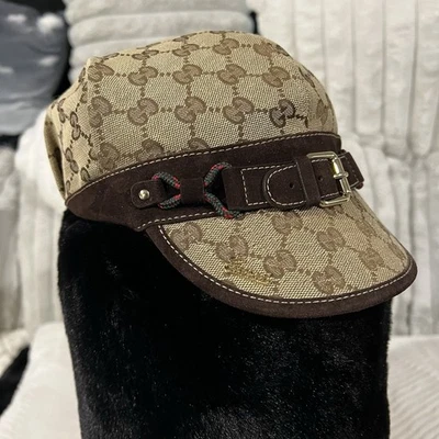 Gucci Gorra GG Monogram Canvas Beige And Tan Size XL - Image 1 of 4