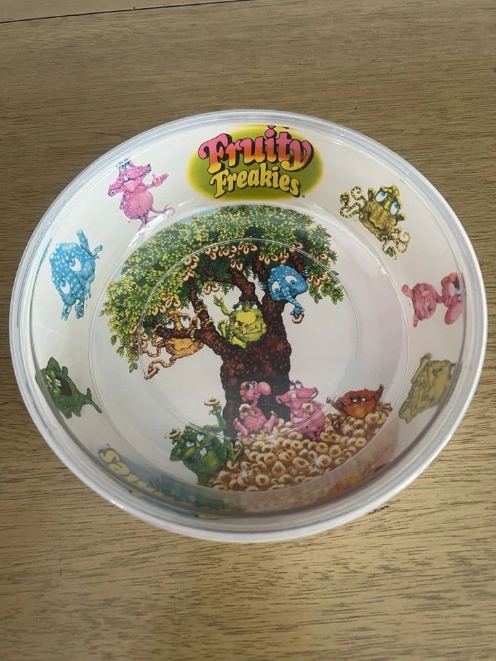 Snack de cereales Ralston Fruity Freakies años 70 cuenco premium vintage Foto 1 de 4