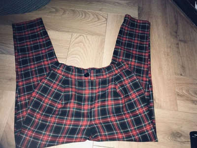 NEW LOOK - Pantaloni trendy tartan gamba affusolata - 8 - Immagine 1 di 4