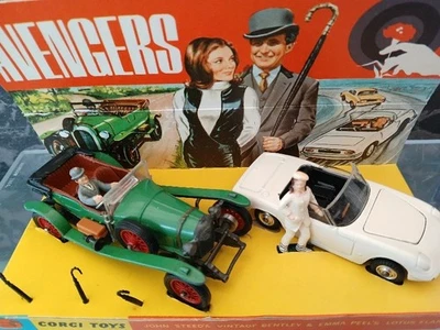 Juego de regalo vintage Corgi GS40 40 The Avengers completo en excelente caja original  Foto 1 de 4