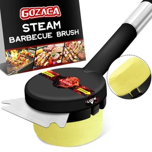 Grillbürste BBQ austauschbarer Schaber Reinigungskopf, borstenfrei, sicher für Sta... - Bild 1 von 8