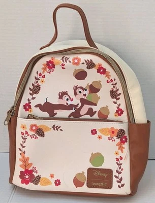 Mini mochila Chip 'n' Dale Loungfly Bellons pequeña rasguñadura de almacenamiento  Foto 1 de 4