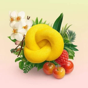 VOSK Handmade Candle - Knot Candle, Yellow Cherry, Brandy Cherry - Picture 1 of 7