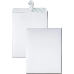 Quality Park 10 x 13 Catalog Envelopes with Redi-Strip Closure, 28 lb. White - Picture 1 of 6