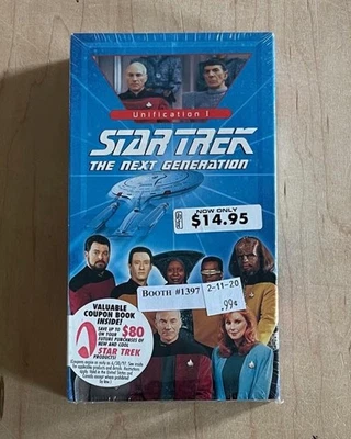 STAR TREK THE NEXT GENERATION Unification I (1991) Sealed VHS Sci Fi TV Show - Image 1 of 4