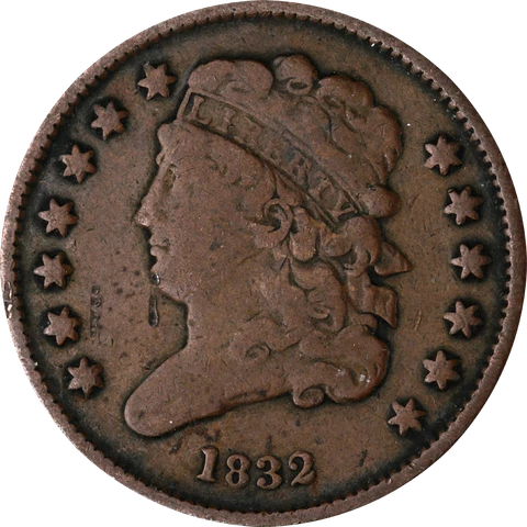 1832 Half Cent Great Deals From The Executive Coin Company Cover