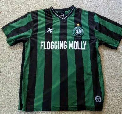 FLOGGING MOLLY Soccer Jersey Size X-SMALL! Super smooth and amazing! GET IT NOW! - Image 1 of 4