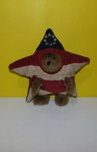 Boyds Bears Peeker Patriotic Star Costume Style Plush Star Red White Blue - Picture 1 of 3