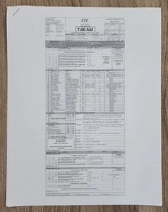 Original AVA (2020) Call Sheet w/some script Jesscia Chastain Common Malkovich - Picture 1 of 2
