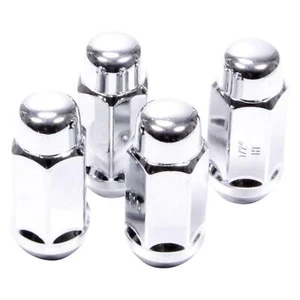 Chrome Cone Seat Acorn Bulge Lug Nuts Fits 1989-1991 Porsche 944 - Picture 1 of 1