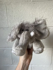 Ganz Webkinz Elephant Plush HM007 No Code Stuffed Animal Toy Fuzzy Eyelash Gray - Picture 1 of 10