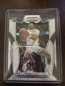 2019 20 Panini Prizm Draft Jarrett Culver WHITE SPARKLE SSP Timberwolves #69 - Picture 1 of 2