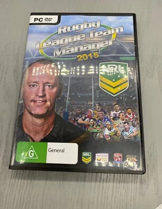 Rugby League Team Manager 2015 NRL Game PC DVD Game Brand New - Picture 1 of 2