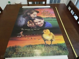 1996 original Fly Away Home Movie Theater / Rental HUGE Promo Poster RARE Daniel - Picture 1 of 9
