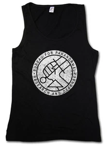 BUREAU FOR PARANORMAL RESEARCH AND DEFENSE BPRD TANK TOP FITNESS - Logo Hellboy - Picture 1 of 2