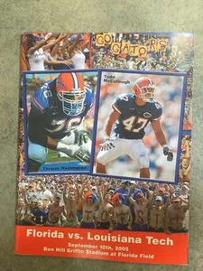Louisiana Tech @ University Of Florida COLLEGE FOOTBALL PROGRAM - 2005 - EX - Picture 1 of 1