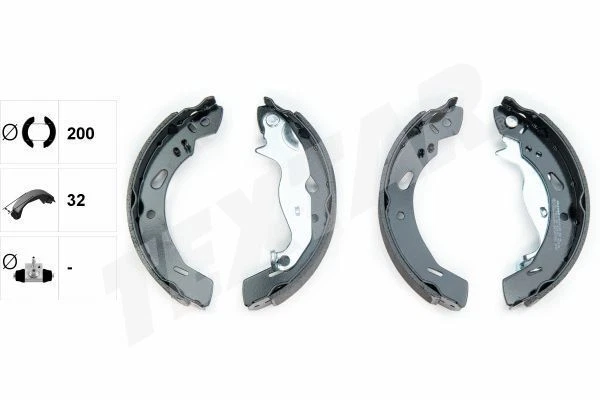 Textar Bremsbackensatz 91069200 für Ford