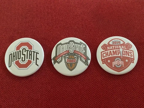 Ohio State Buckeyes CFB Champions memorabilia - 3 x 1.75" fridge magnets Cover
