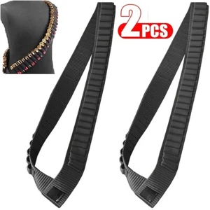 55in Shotgun Shell 12 20GA Belt Hunting Ammo Holder Sling 50 Rounds Belt Hunting - Picture 1 of 14