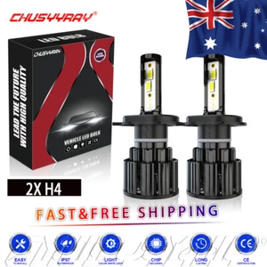2X H4 LED Headlight Low Beam Bulbs Globes Kits For KIA SPECTRA 2001-2004 - Picture 1 of 11
