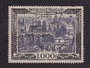 KAPPYSSTAMPS ID8714 FRANCE C-27  AIR MAIL  VF VERY FINE  USED CATS 27.50 - Picture 1 of 1