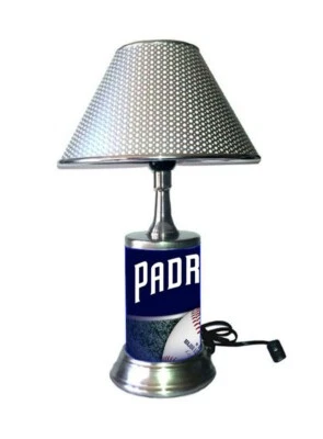MLB San Diego Padres table lamp with shade, desk lamp - Image 1 of 3