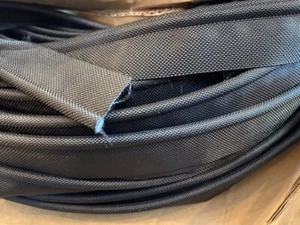Keder Single Sided Black 7.5mm - Caravans, blinds, trailers Annexes (1M) Tape - Picture 1 of 12