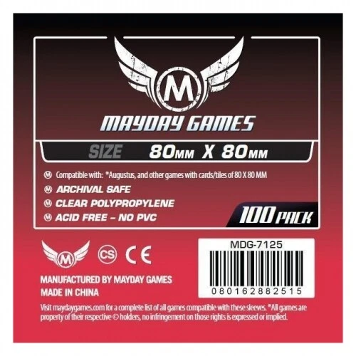 Medium Square Tarjeta Mangas (100 Pieza) 80x80mm-7125 - Kartenhüllen - Imagen 1 de 1