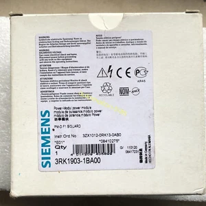 Nuovo modulo alimentazione SIEMENS 3RK1903-1BA00 3RK1 903-1BA00 Fedex o DHL - Foto 1 di 2