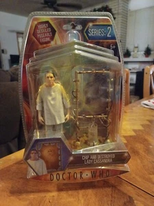 Doctor Who Series 2 Chip & Destroyed Lady Cassandra Action Figure Set NEW - Foto 1 di 4