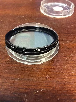 Kalt PL 052 Japan Camera filter lens Vintage Photography GnuFoundArt - Image 1 of 4