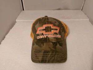 Chevrolet Chevy Trucks Camo Baseball Strapback Hat Cap Embroidered Logo - Picture 1 of 10